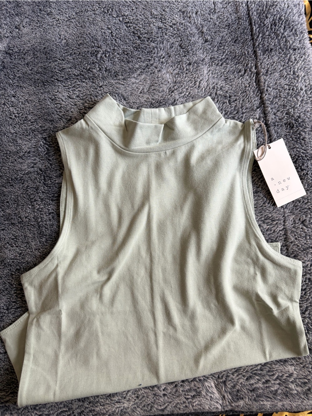 a new day Sleeveless Scoop Neck Tank - Sage Green